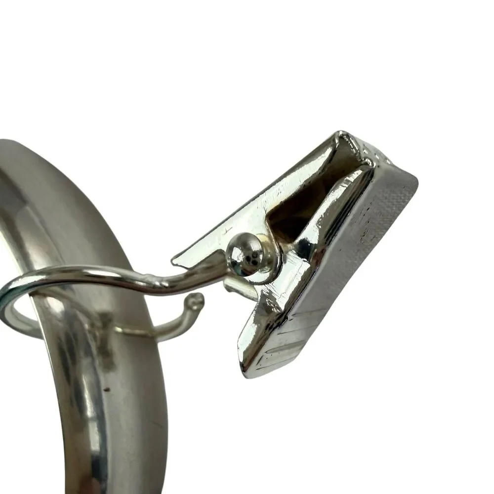 NEW Set of 7 Restoration Hardware Estate Clip Rings Large 1 3/4